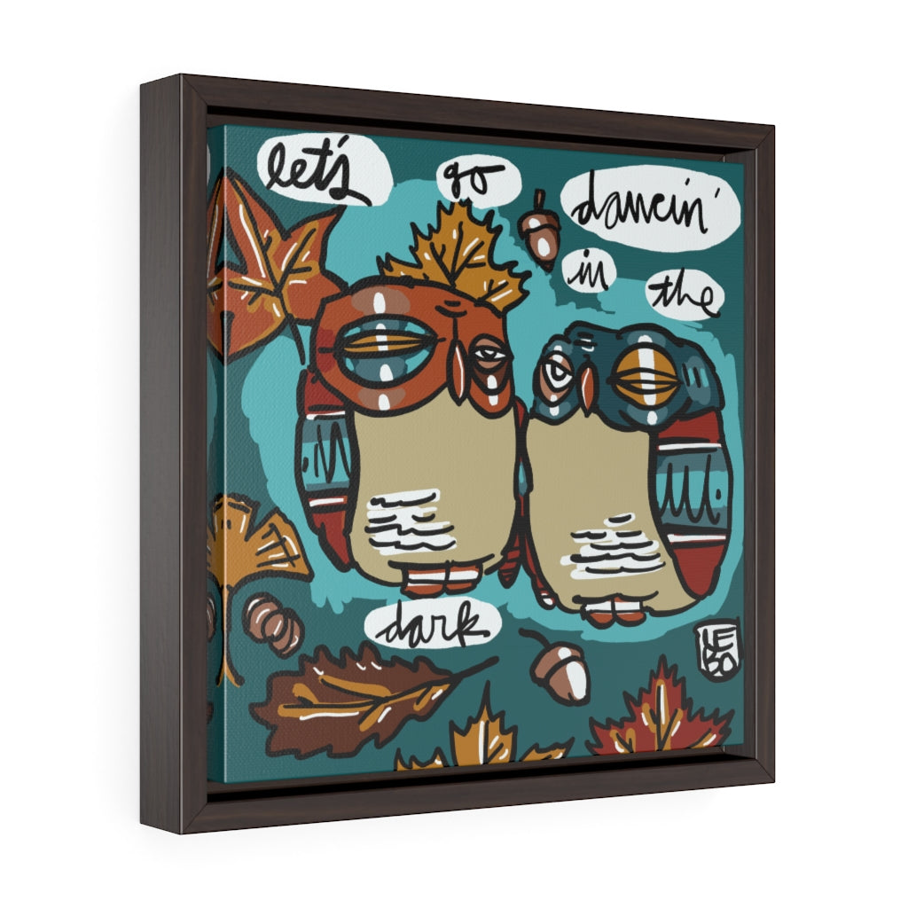 Let's Go Dancin' in the Dark - Lebo Framed Premium Gallery Wrap Canvas